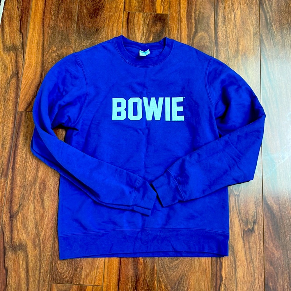 Unisex Bowie sweatshirt size small